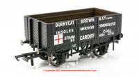 R60025 Hornby 6 Plank Open Wagon - Burnyeat Brown Cardiff - Era 2